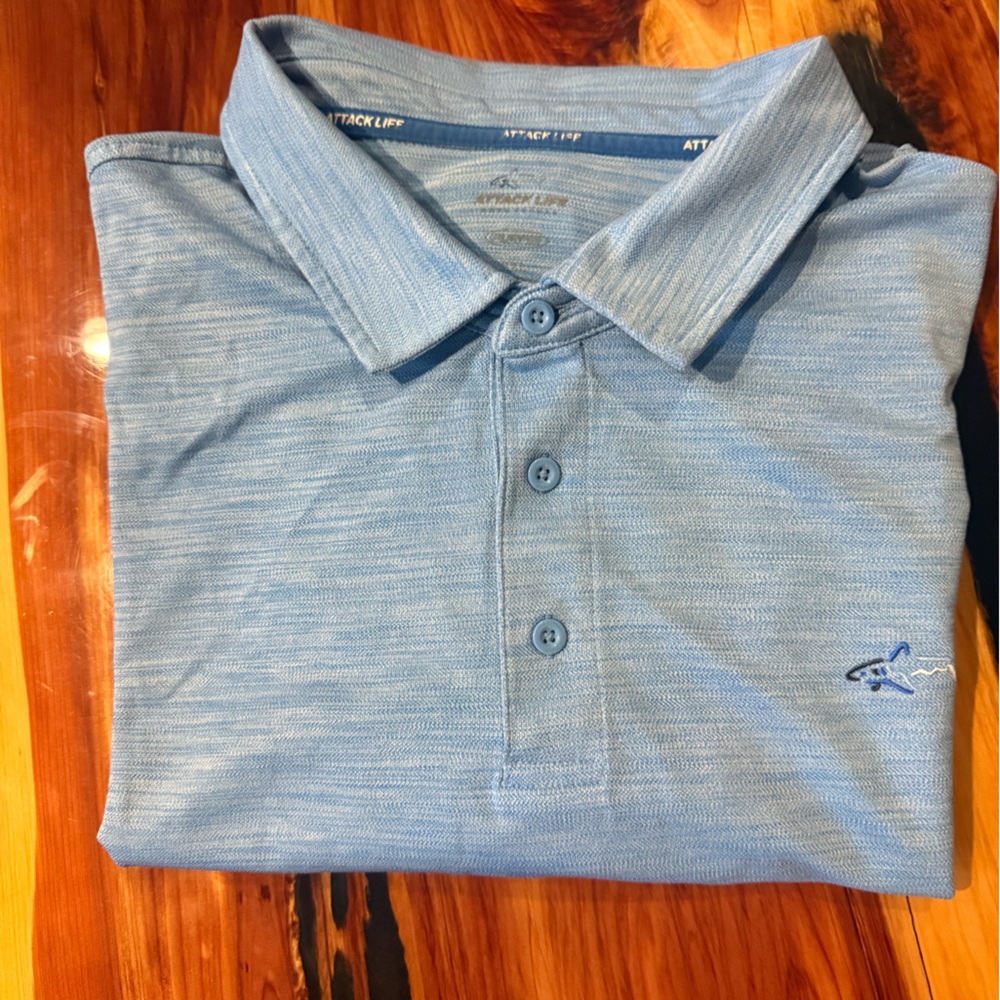Source Unknown Blue Polo Shirt